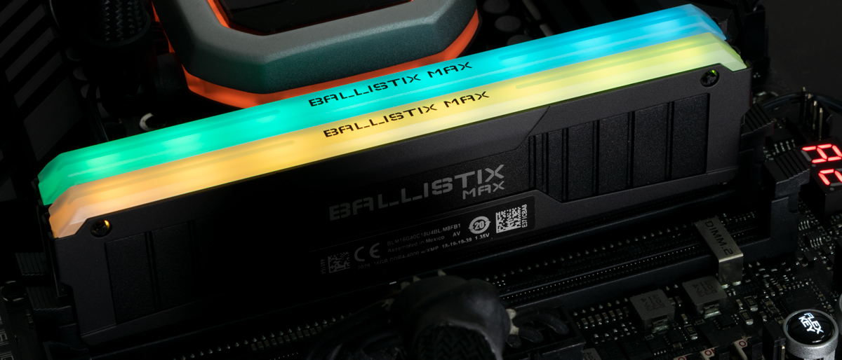 Crucial Ballistix Max RGB DDR4-4000 C18 2x16GB Review: A Few