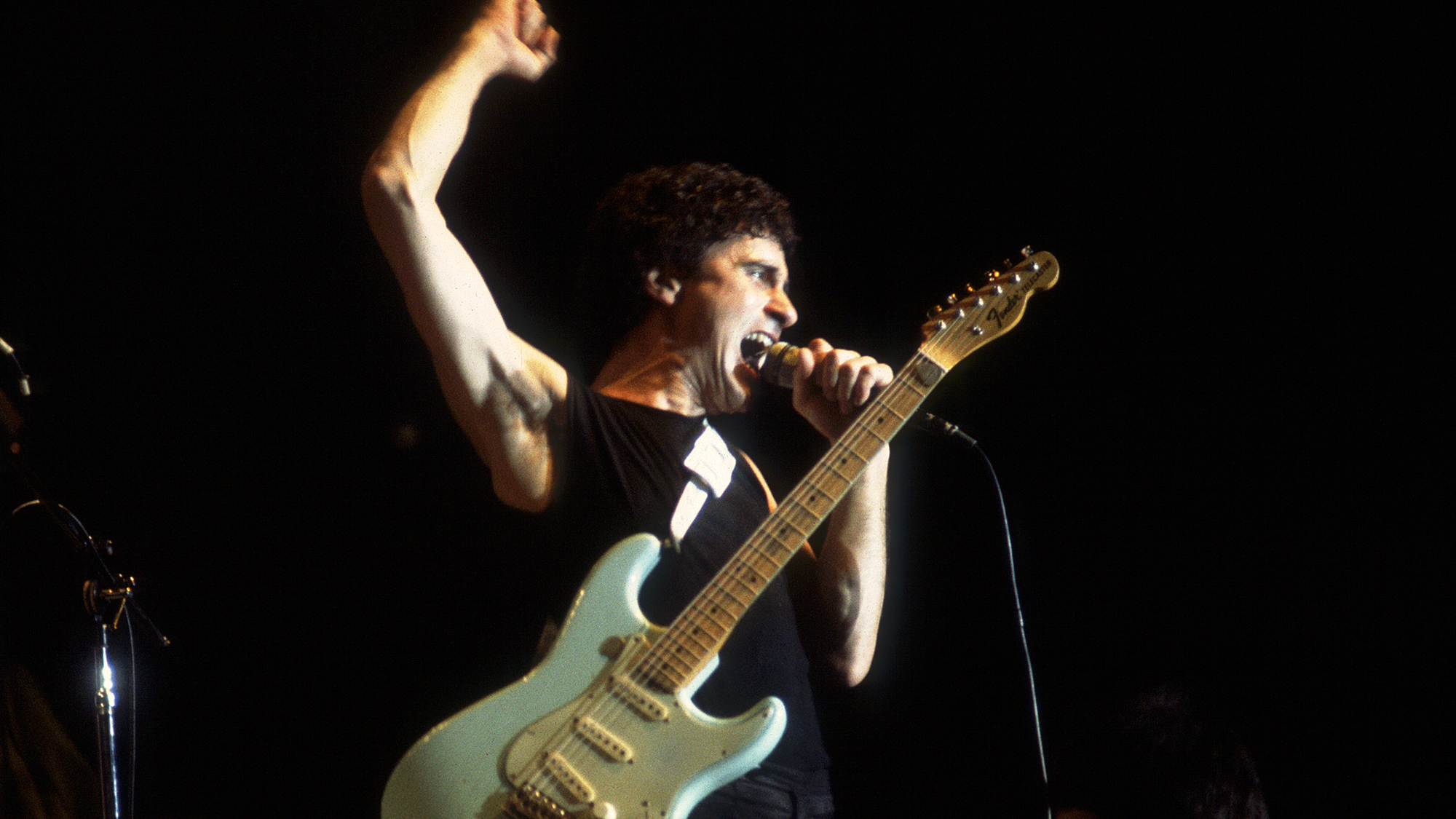 Donnie Iris at the Aire Crown Theater in Chicago Illinois, March 20, 1982. 