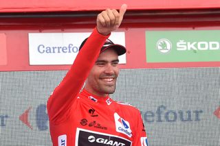 Thumbs up from Tom Dumoulin (Giant-Alpecin)