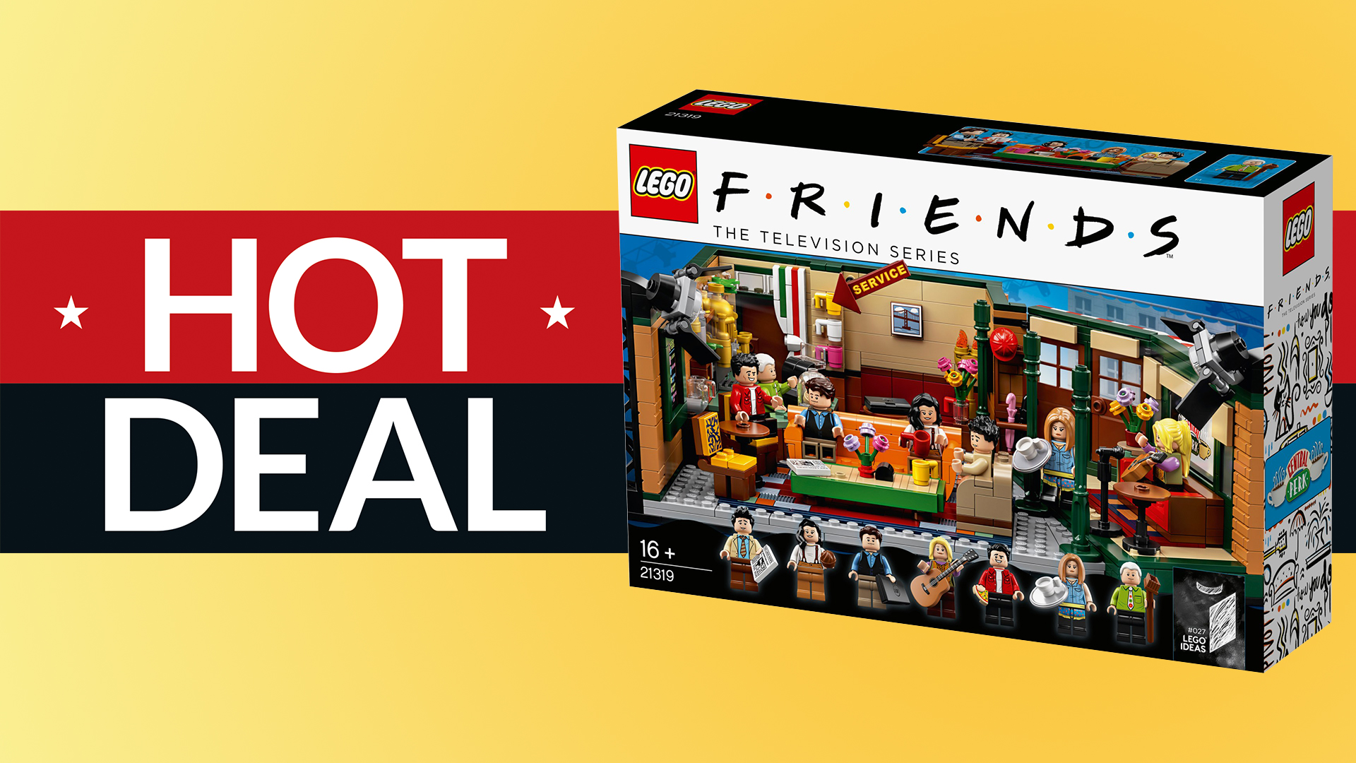 The Lego Friends Central Perk set is now available to buy, and it's AMAZING