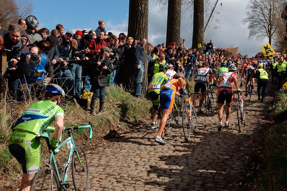Pushing the bike is sometimes required in Flanders.