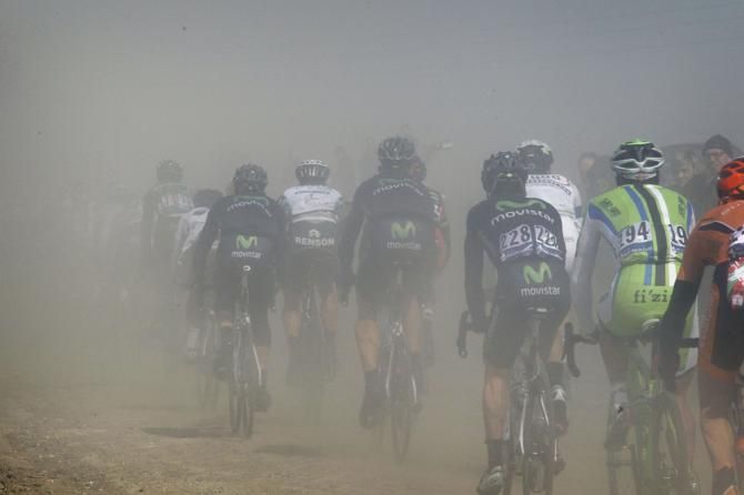 The dust was a factor in Paris-Roubaix