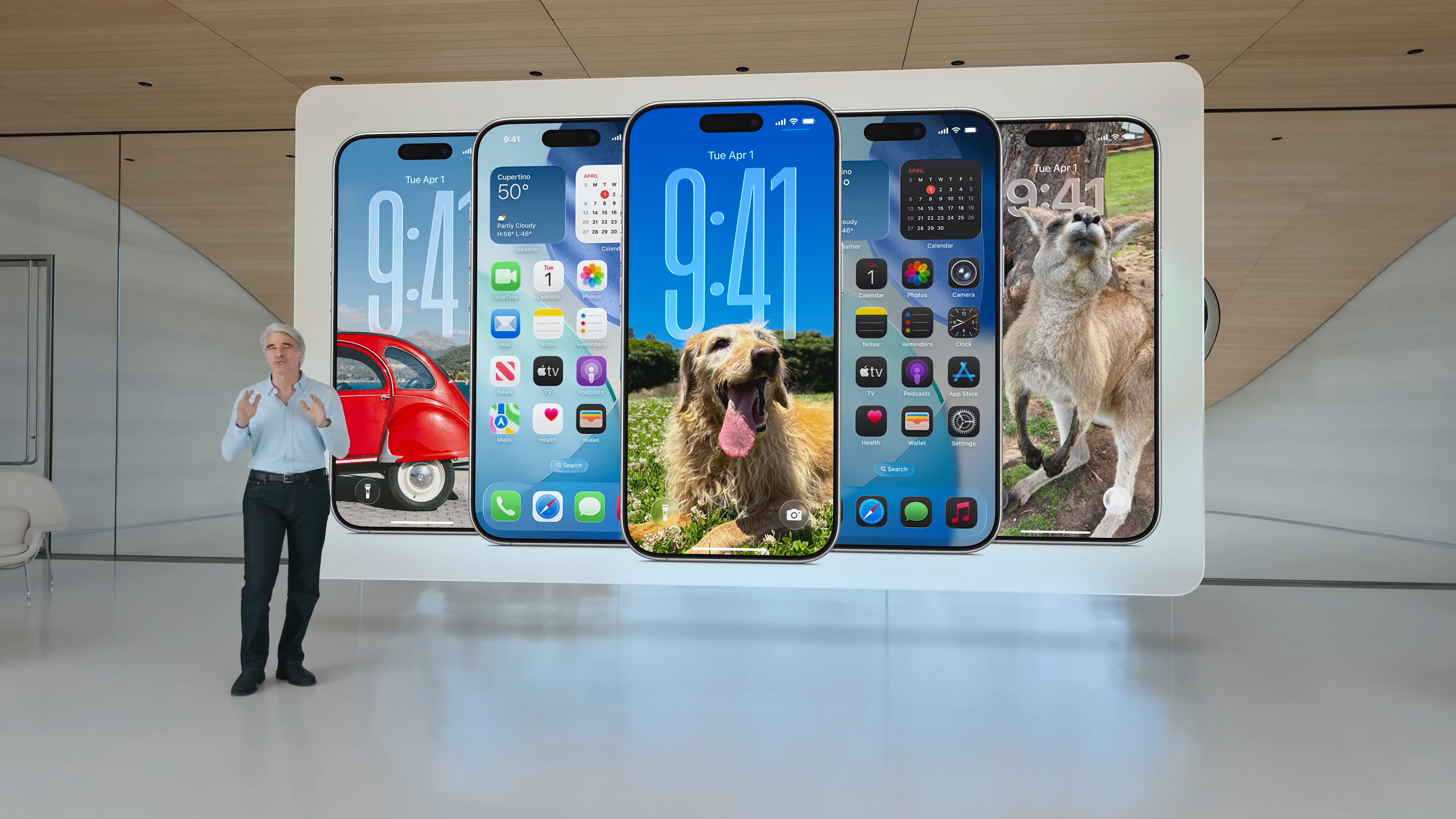 Liquid Glass lock screens on iPhones