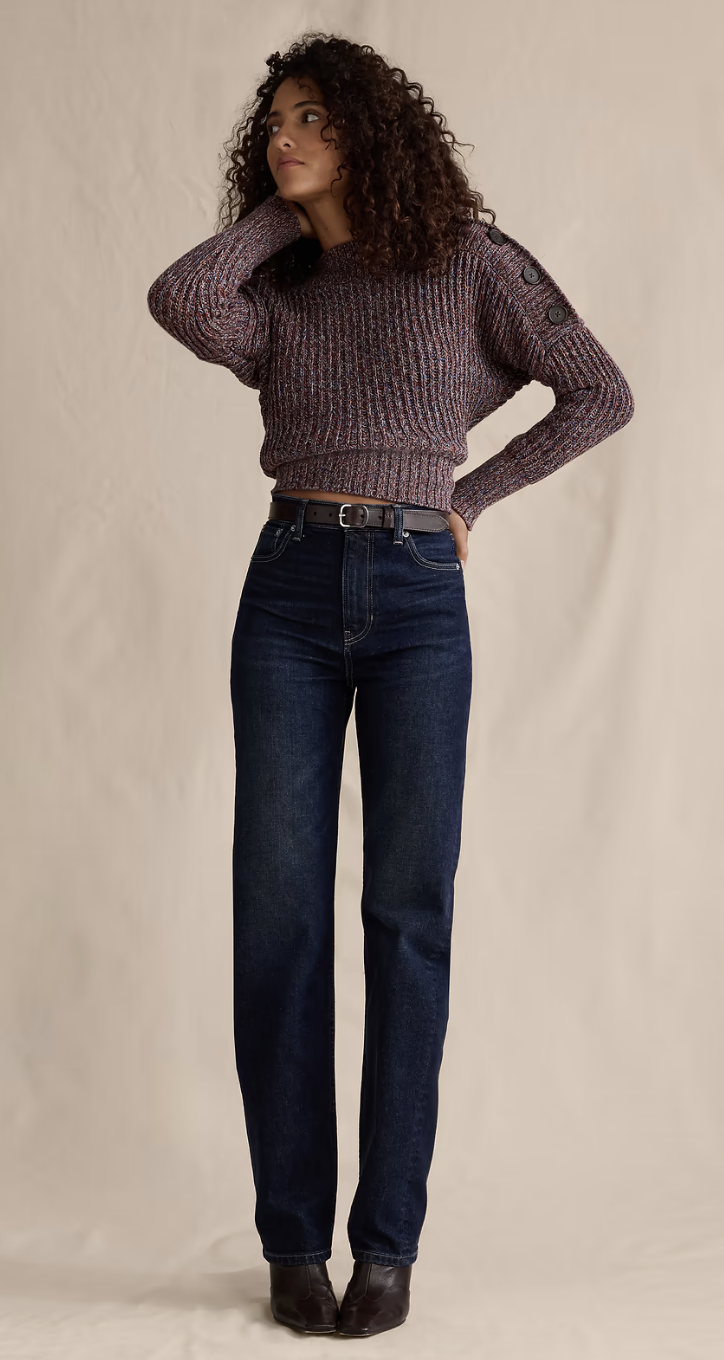 Banana Republic, High-Rise 90s Straight Jean