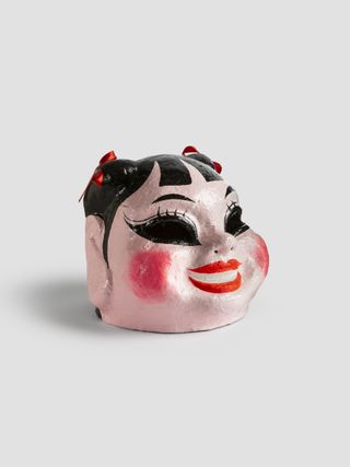 Chinese New Year papier-mâché mask, part of Paola Navone Take it Or leave it Milan Design Week exhibition