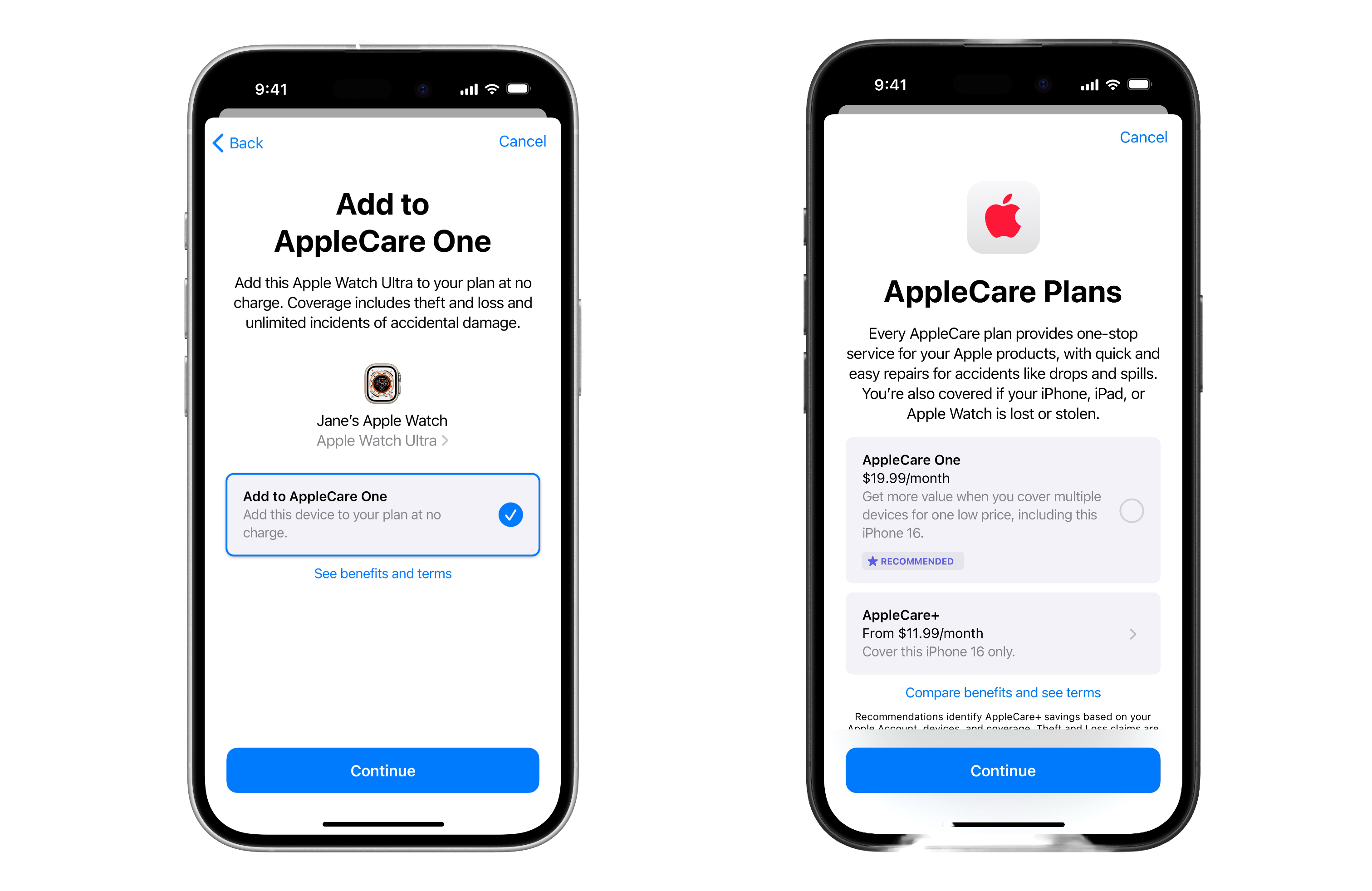 AppleCare One Plans