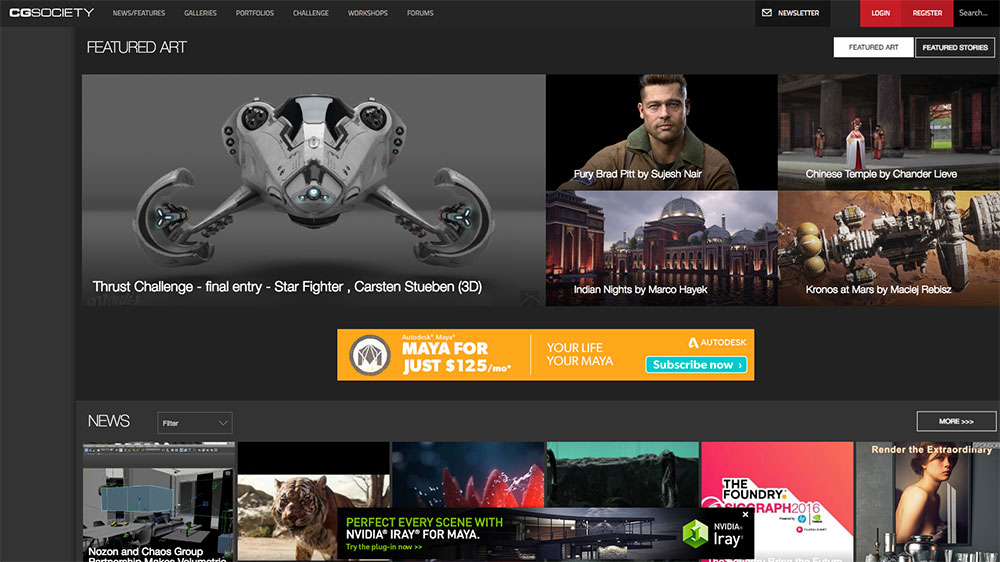  5 Top Portfolio Sites For Digital Artists Creative Bloq
