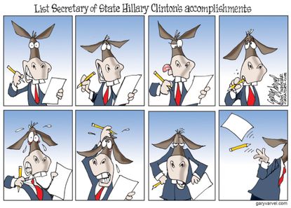 Political cartoon U.S. Hillary Clinton