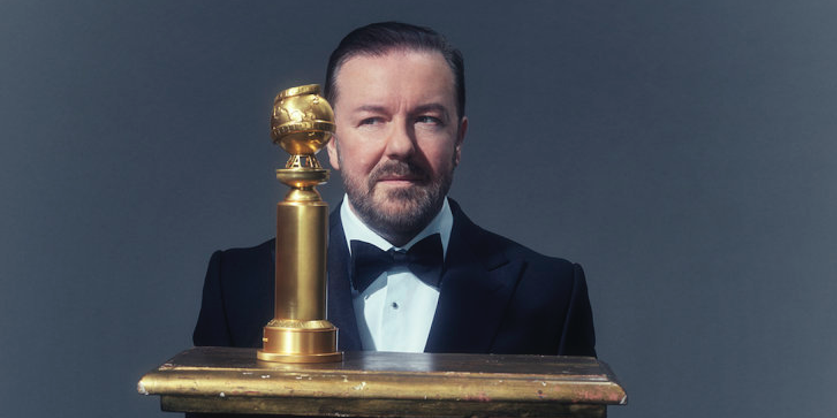 ricky gervais golden globe awards 2020