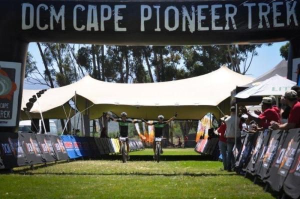 Kevin Evans and David George win stage 1 of the Cape Pioneer Trek