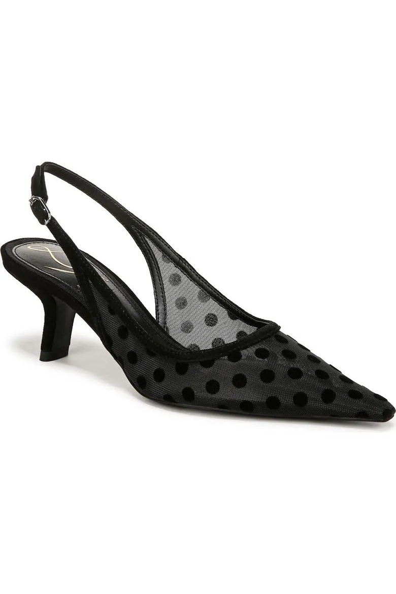 Sam Edelman, Bianka Slingback Mesh Pointed Toe Pump