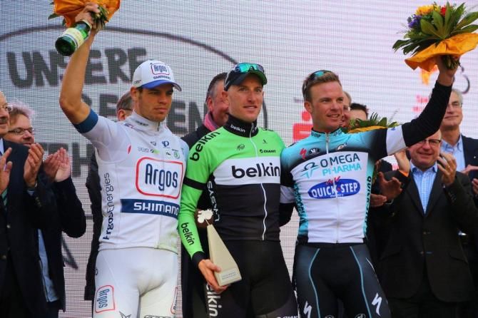 Today's podium in Muenster