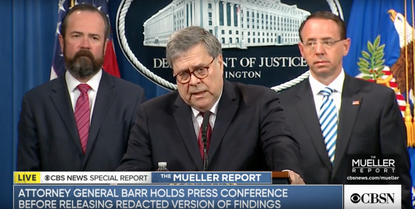 Live stream of Mueller Report.