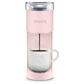 Pembuat Kopi Pod K-Cup Single Serve Keurig K-Mini, Dusty Rose, 6 hingga 12 Oz. Ukuran Seduh