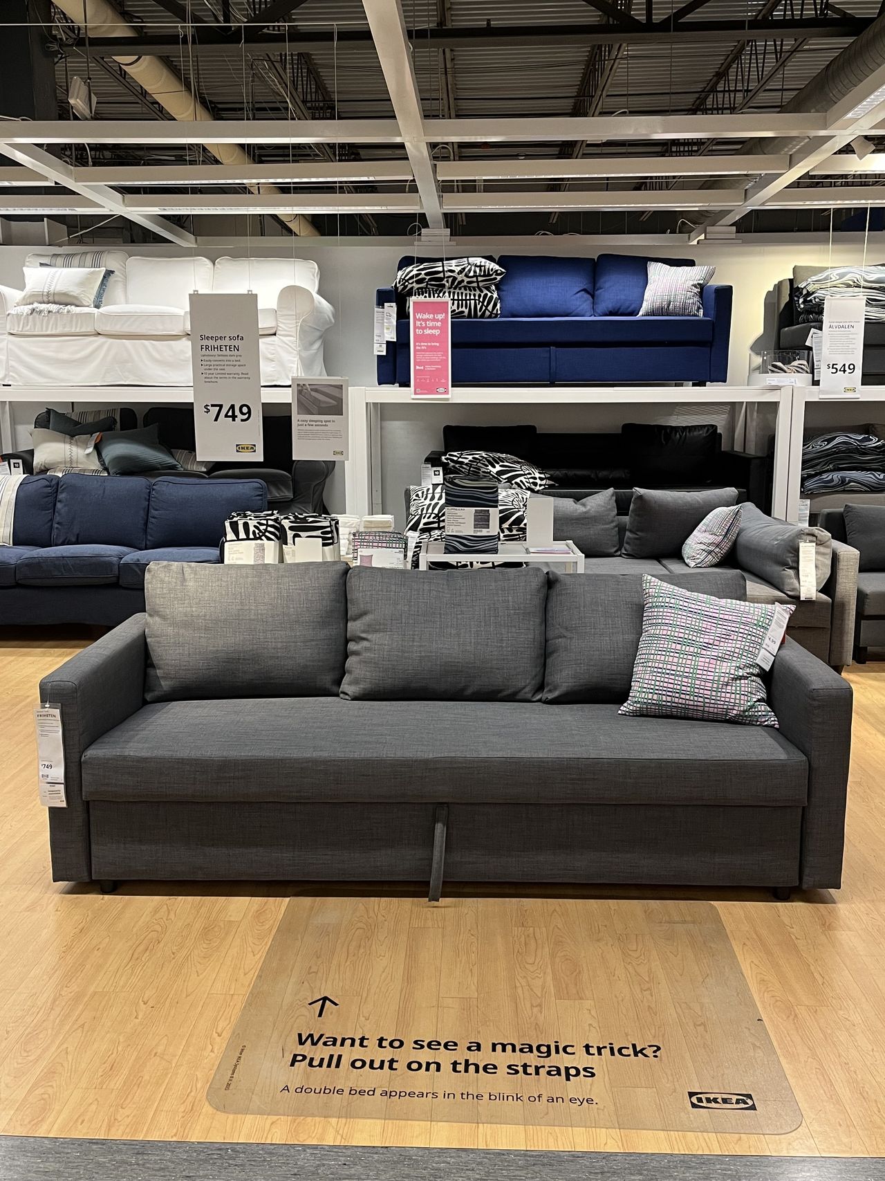 friheten sleeper sofa from ikea