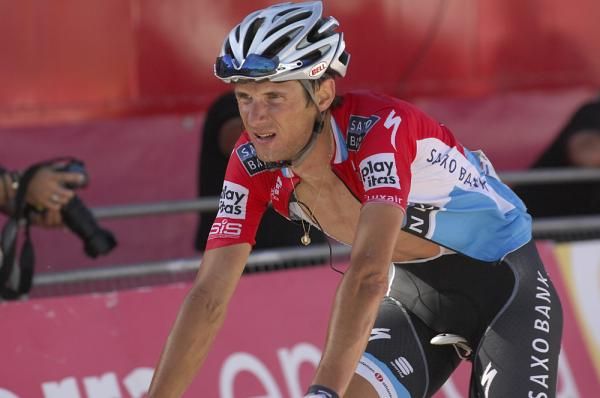 Frank Schleck gained back some time and moved up into fourth overall.