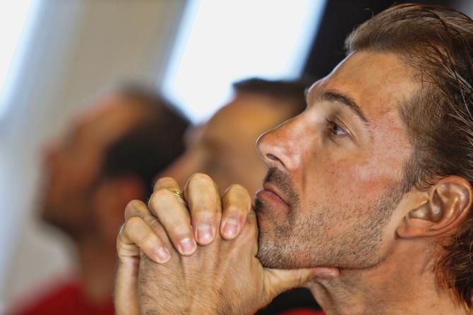 A reflective Fabian Cancellara