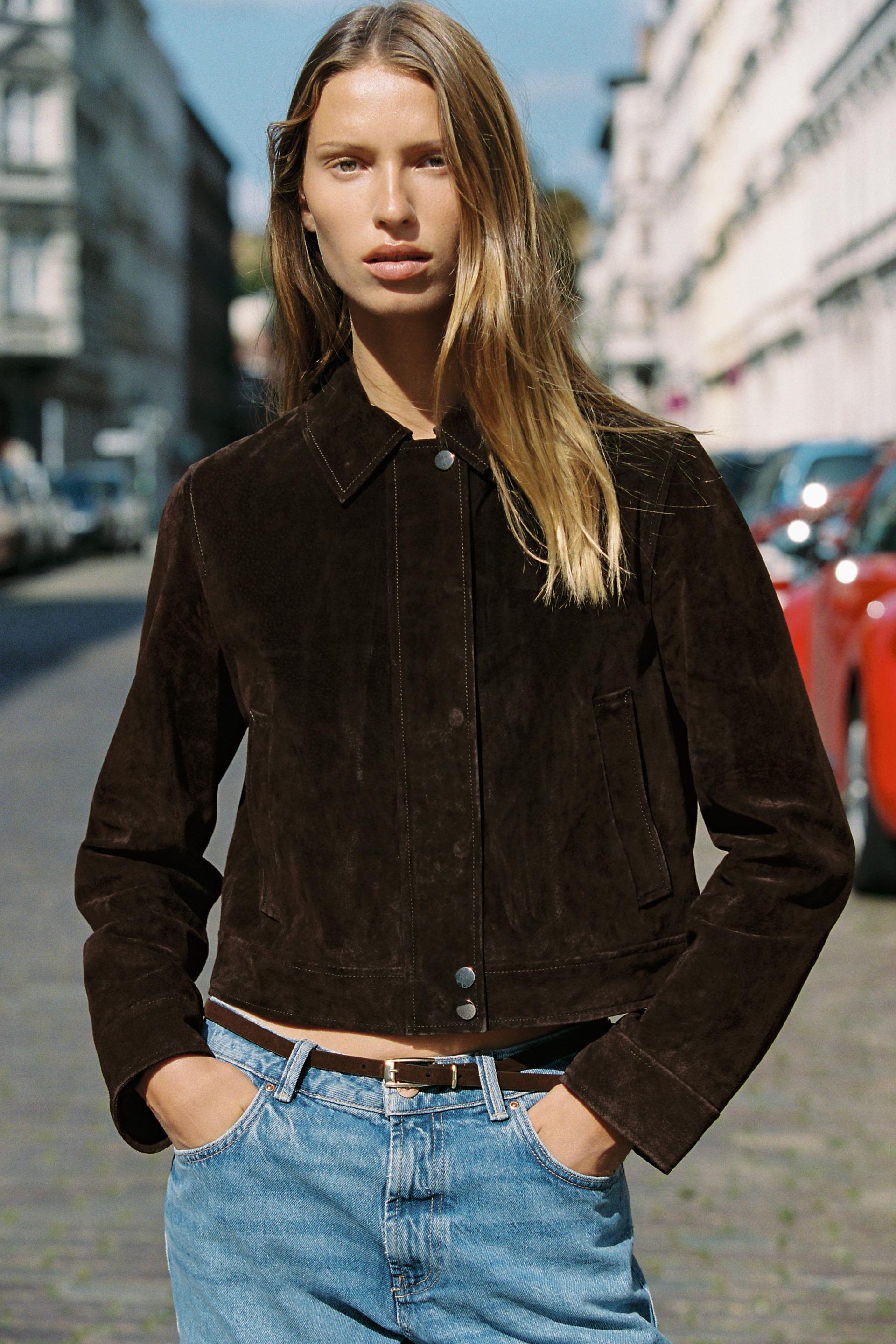 100% Leather Short Jacket