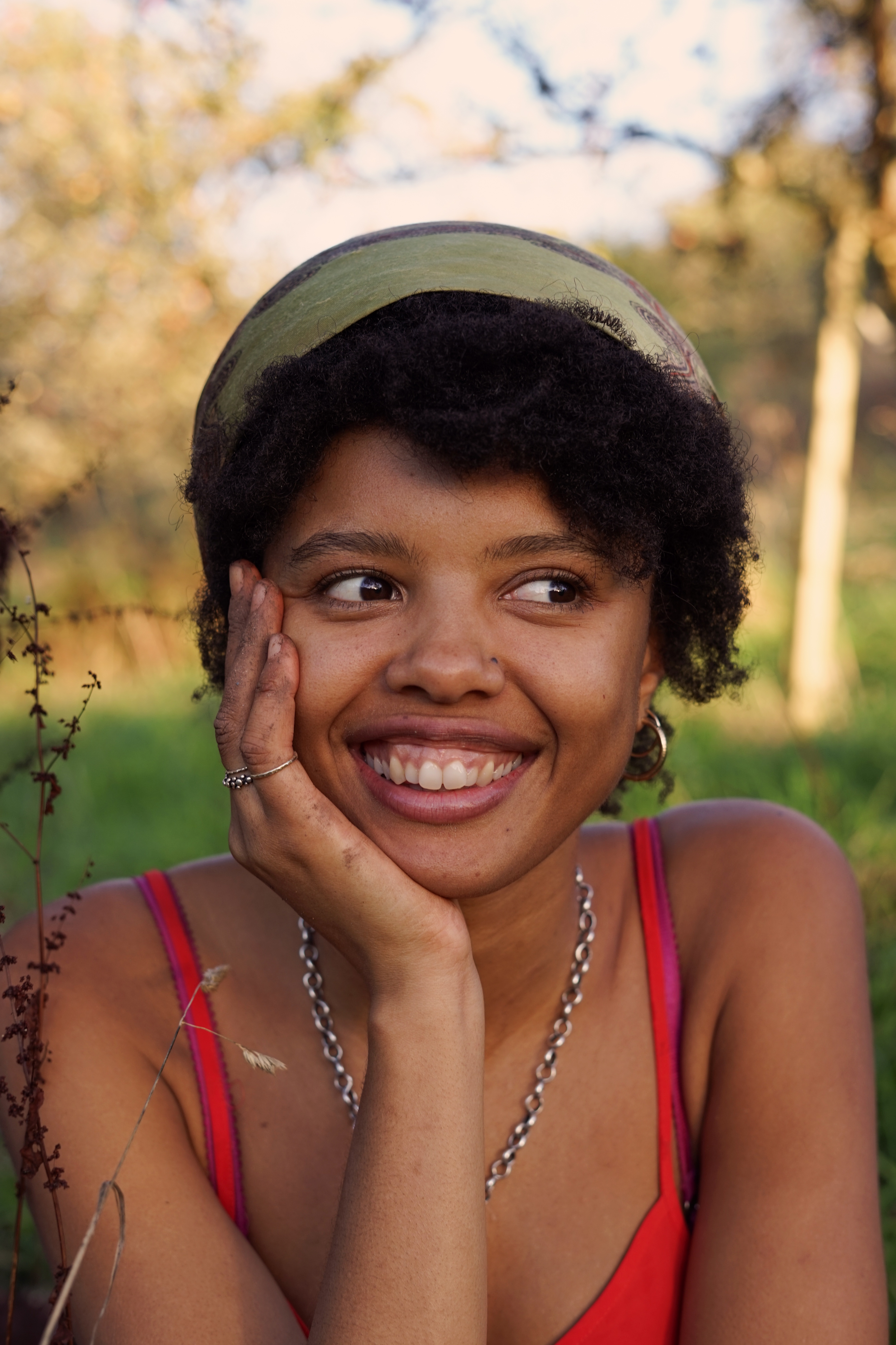 Image of the author and gardener Poppy Okotcha