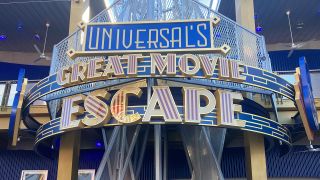 outside of Universal's Great Movie Escape at CityWalk.