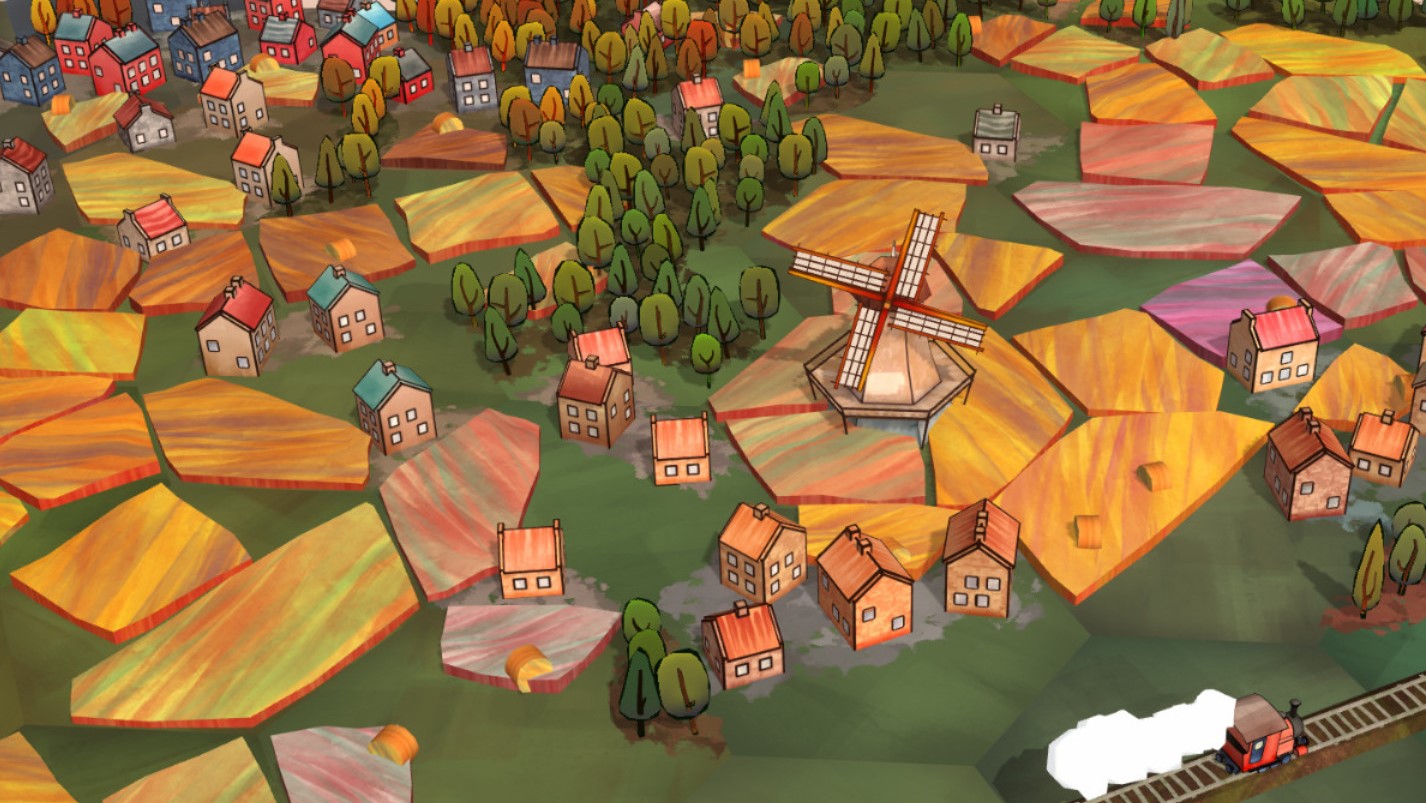 Megachill tile-placing game with a weird name, Dorfromantik, is out now |  PC Gamer