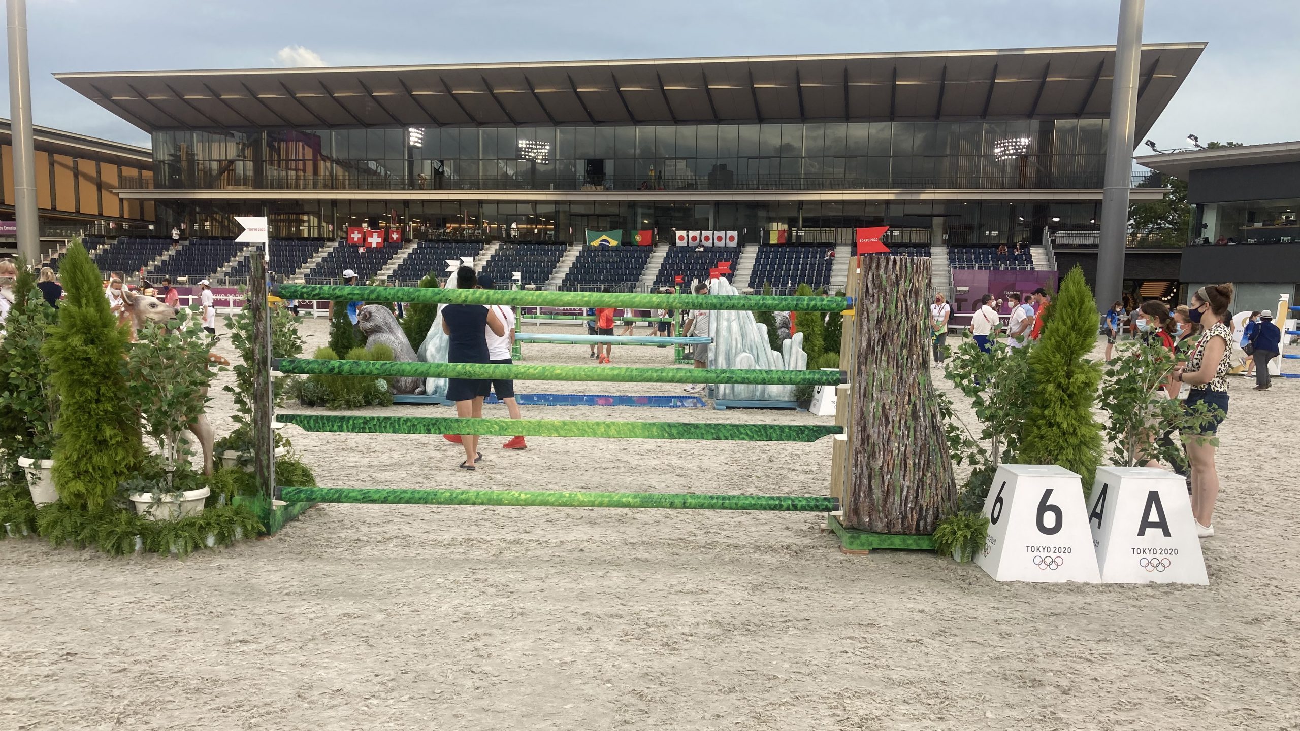 Olympic team showjumping &amp;ndash; course for the final