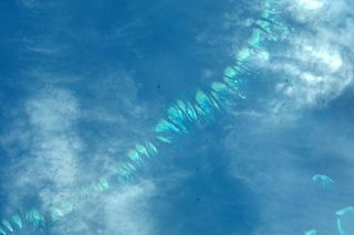 Mike Hopkins Tweets Stunning Image of Great Barrier Reef