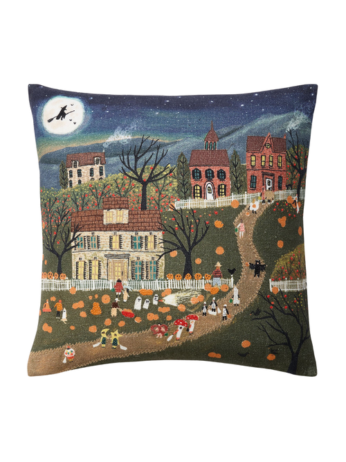 Nicole Cicak Halloween Harvest Pillow Cover