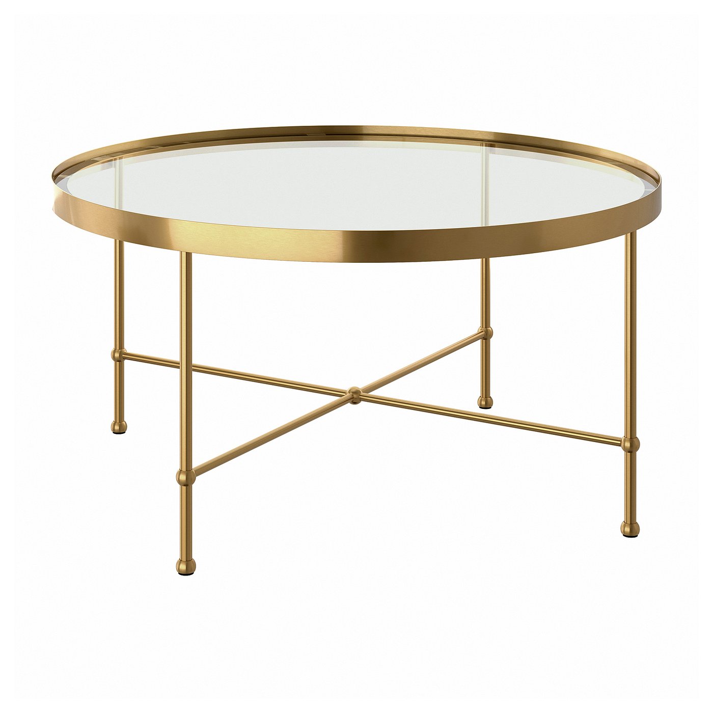 Torsj&amp;Ouml; Coffee Table - Gold Effect/glass 34 5/8 "