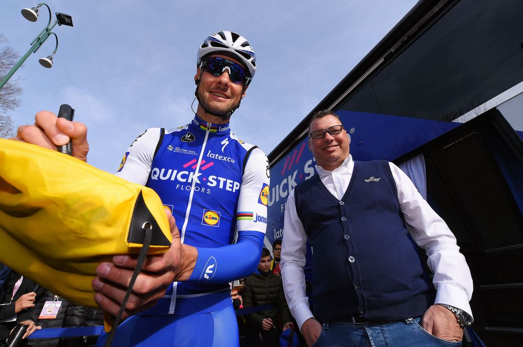 Tom Boonen and DS Wilfried Peeters