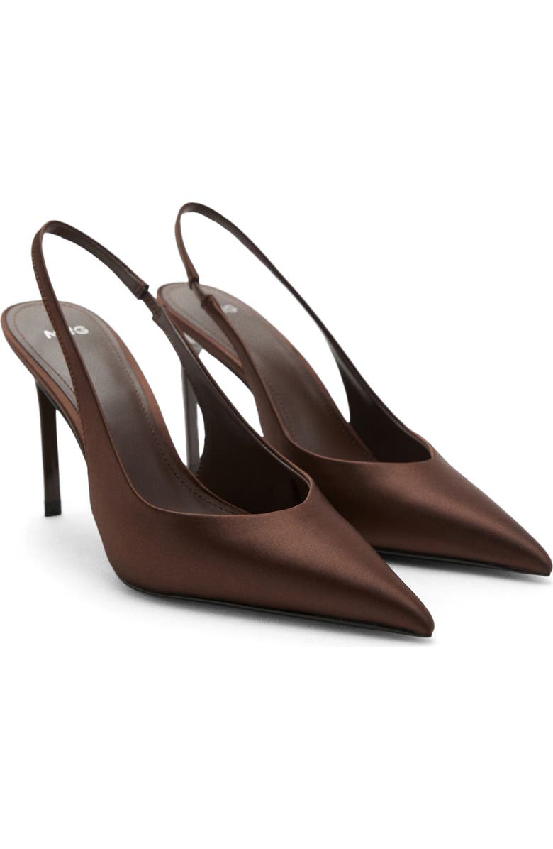 MANGO Mica Pointed Toe Slingback Pump