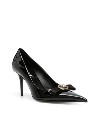 Versace Gianni 80mm Leather Pumps