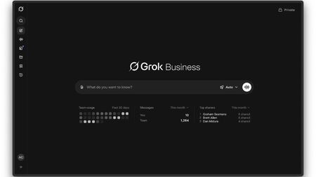 Grok Business interface screenshot
