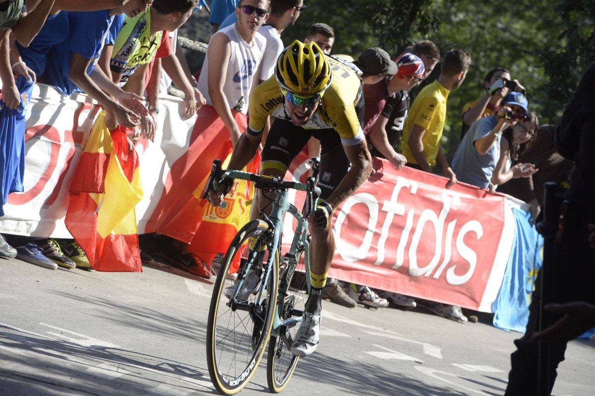 George Bennett (LottoNL-Jumbo) on the finale of the Ermita de Alba