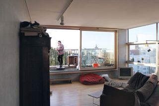Entrepreneur Conrad Fritzch in his loft in Berlin-Prenzlauer Berg