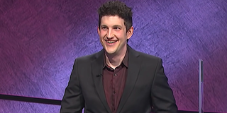 Matt Amodio smiles on Jeopardy!