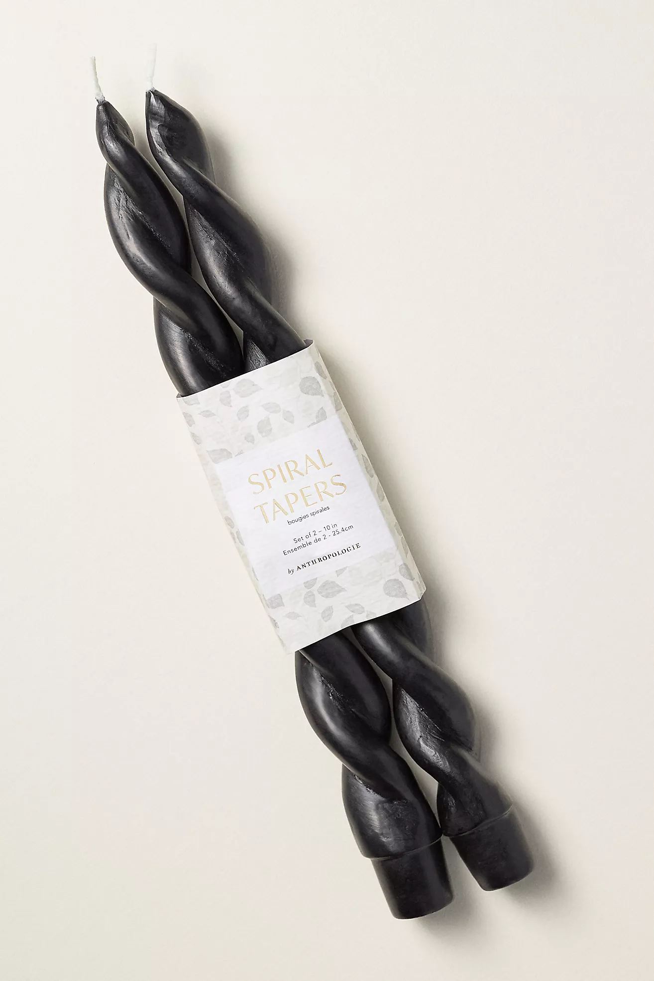 Twisted Taper Candles, Set of 2