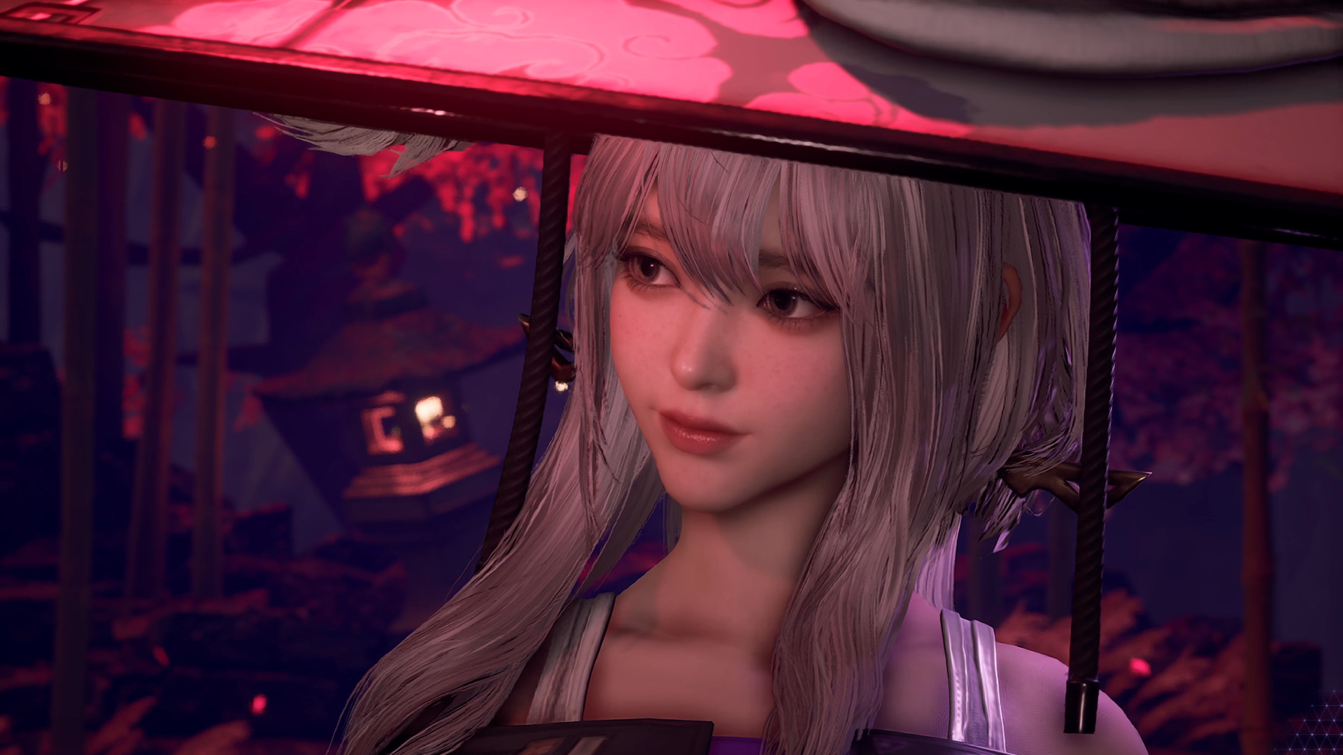 A screenshot from the Switch 2 version of Stellar Blade