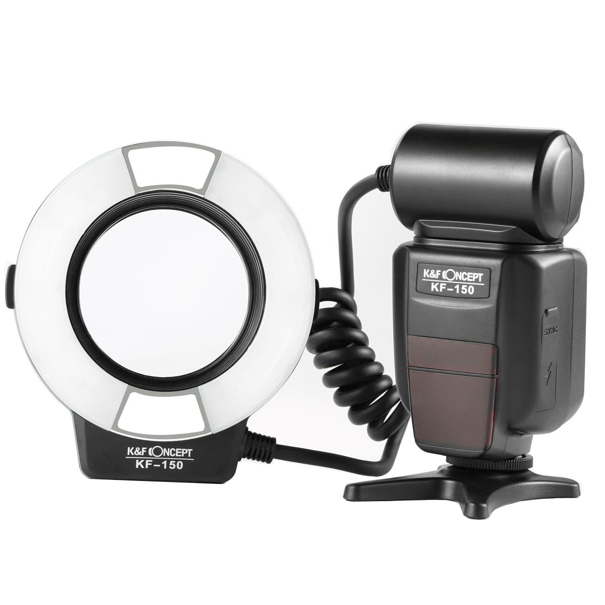 K&amp;amp;F Concept KF-150 ring flash in white square
