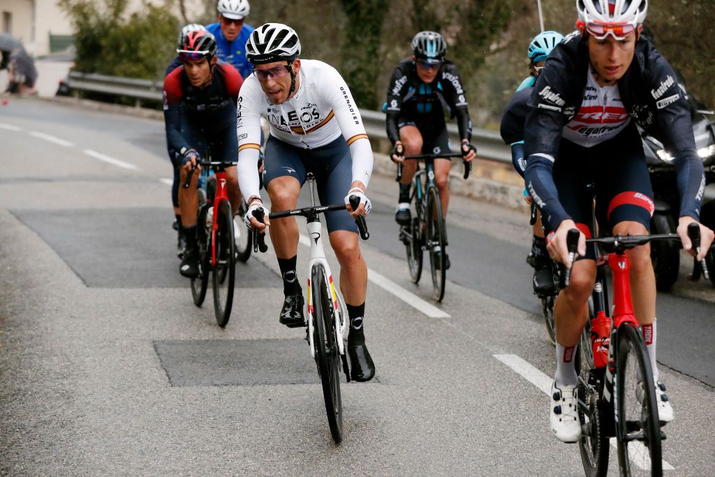 NICE FRANCE MARCH 13 Omar Fraile Matarranz of Spain and Team INEOS Grenadiers competes during the 80th Paris Nice 2022 Stage 8 a 1156km stage from Nice to Nice ParisNice WorldTour on March 13 2022 in Nice France Photo by Bas CzerwinskiGetty Images