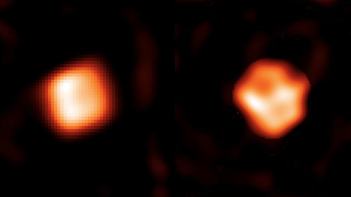 ¡Misterio resuelto!  Las primeras imágenes en primer plano de una estrella gigante explican su extraño oscurecimiento