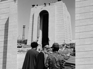 In 1980, Sheikh Sadegh Khalkhali ordered the destruction of Reza Shah Pahlavi's mausoleum in Tehran, Iran.