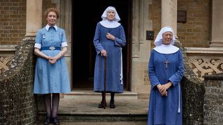 Nurse Crane (LINDA BASSETT), Sister Monica Joan (JUDY PARFITT), Sister Julienne (JENNY AGUTTER)