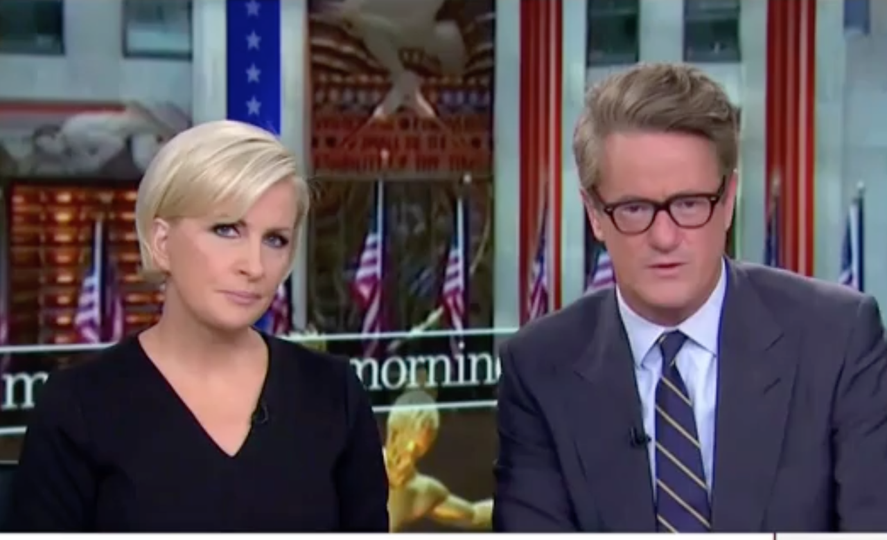 Mika Brzezinski and Joe Scarborough.