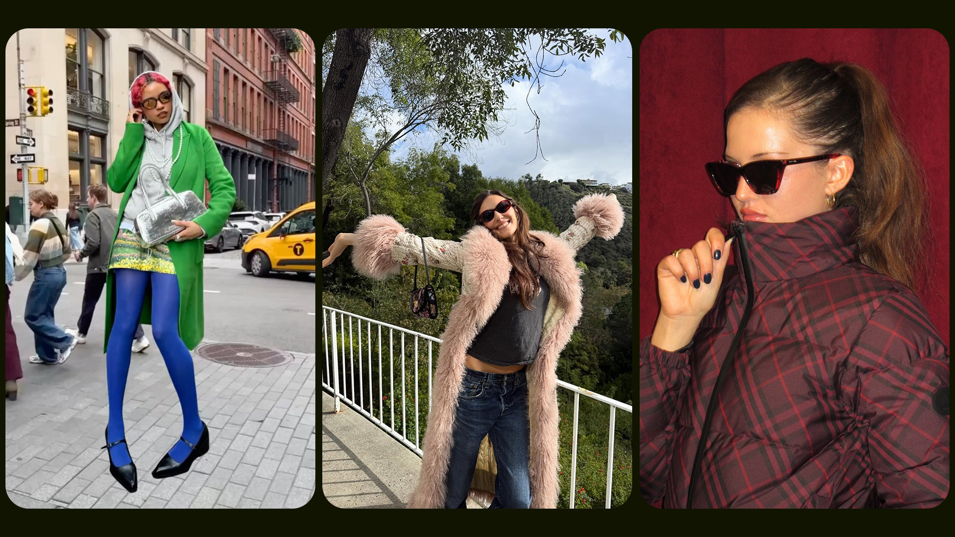 Young women wearing gen z fashion trends