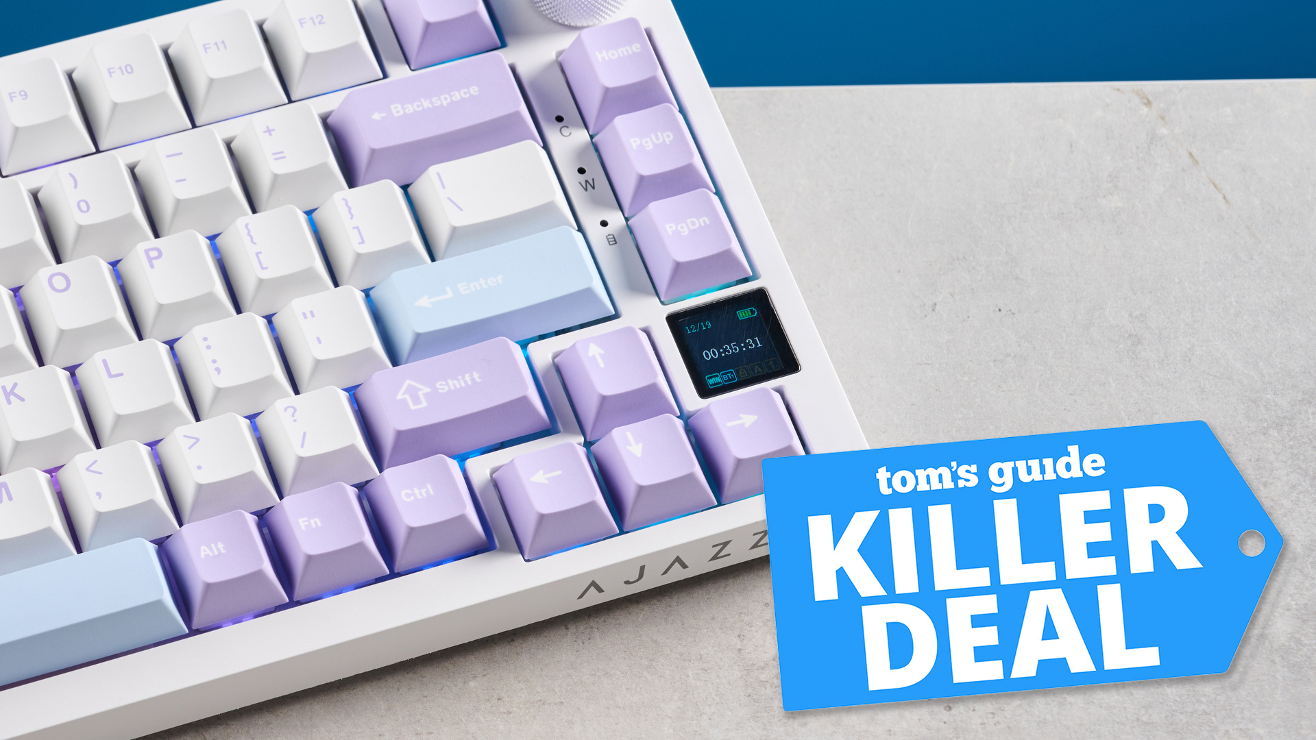 Epomaker Ajazz AK820 Pro mechanical keyboard with &#039;Killer Deal&#039; badge overlaid