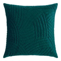 Quilted Wave Velvet Throw Pillow| $29.99 at Cost Plus World Market
