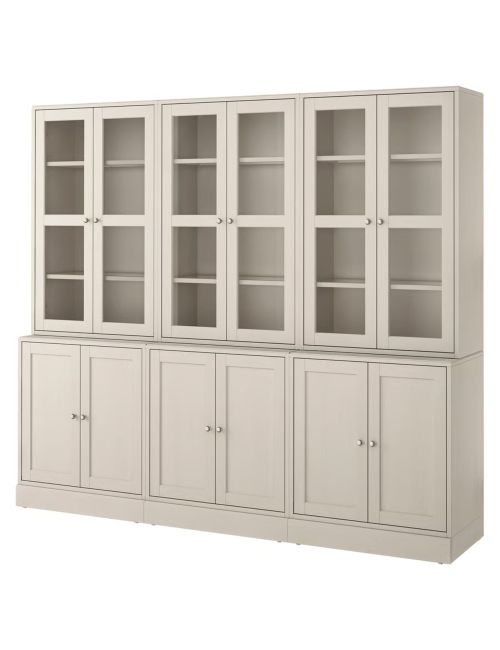 HAVSTA Cabinet Storage with Glass Doors