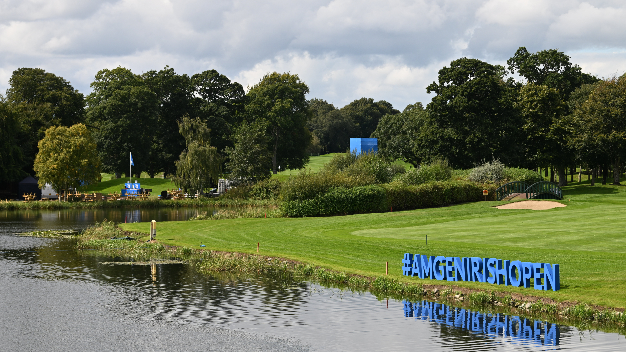 Signage at the Amgen Irish Open 