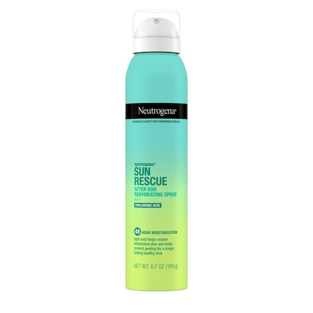 Neutrogena Sun Rescue After Sun Rehydrating Spray, Hyaluronic Acid, 6.7 Oz